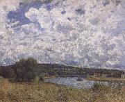 Alfred Sisley The Seine at Suresnes Spain oil painting artist